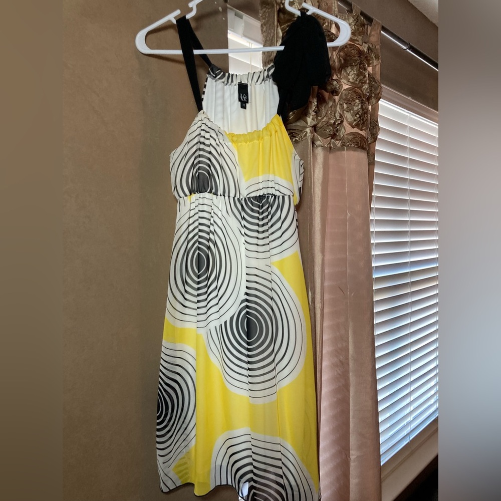 Modern print dress